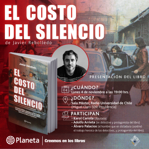 LANZAMIENTO LIBRO: EL COSTO DEL SILENCIO (EDITORIAL PLANETA)