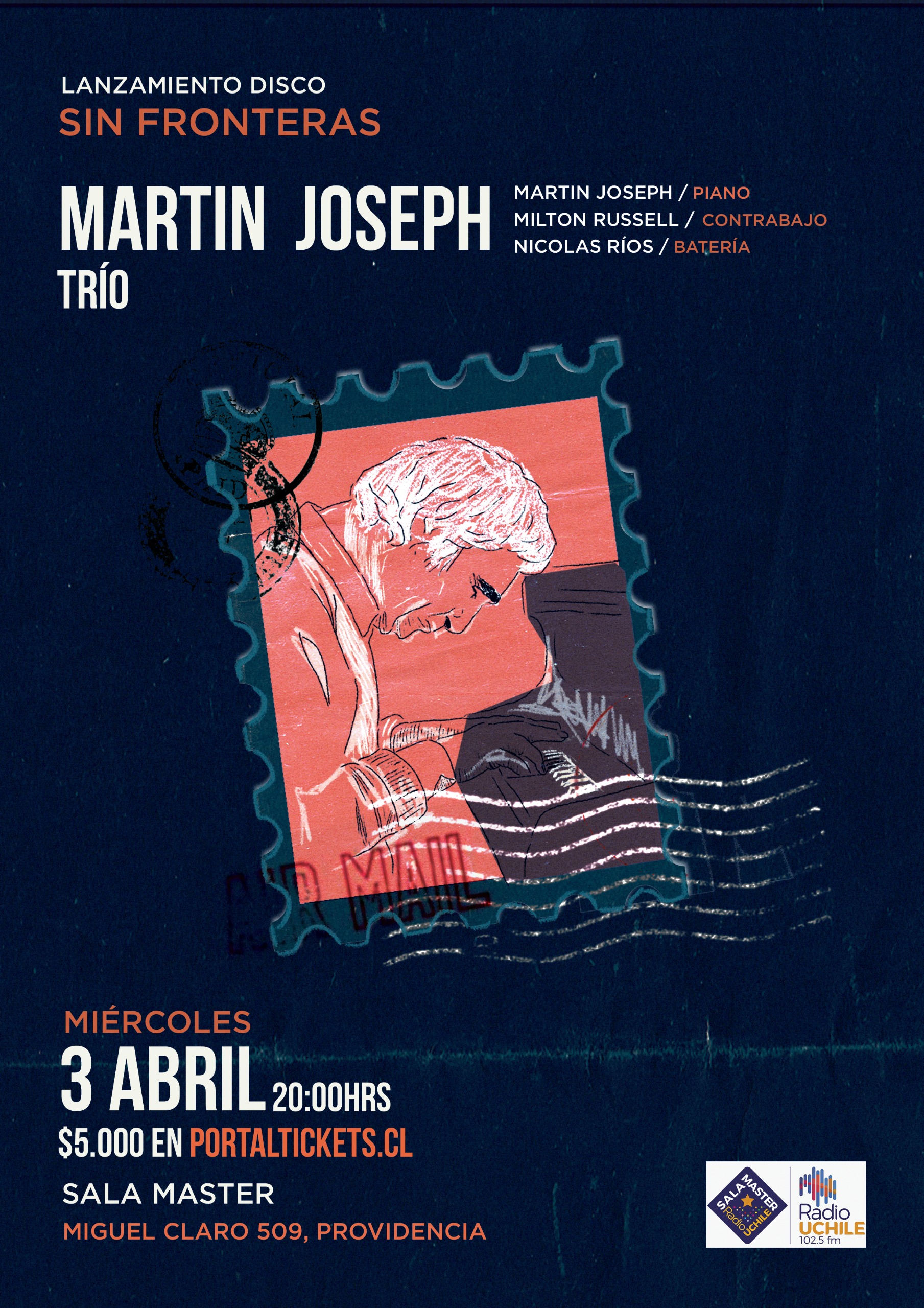Martin Joseph Trio, lanzamiento disco "Sin Fronteras"