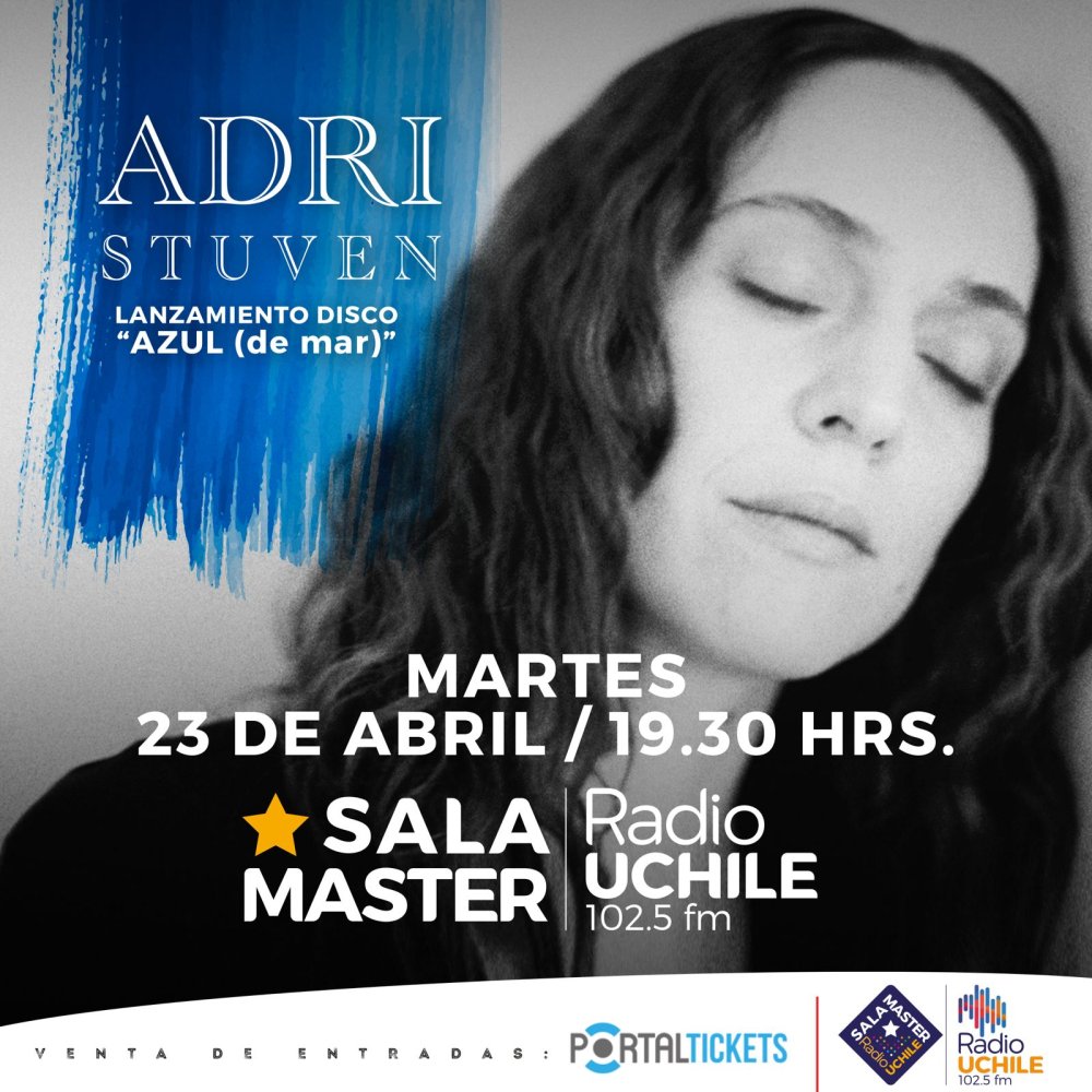 ADRI STUVEN EN SALA MASTER - LANZAMIENTO SU DISCO AZUL (DE MAR)