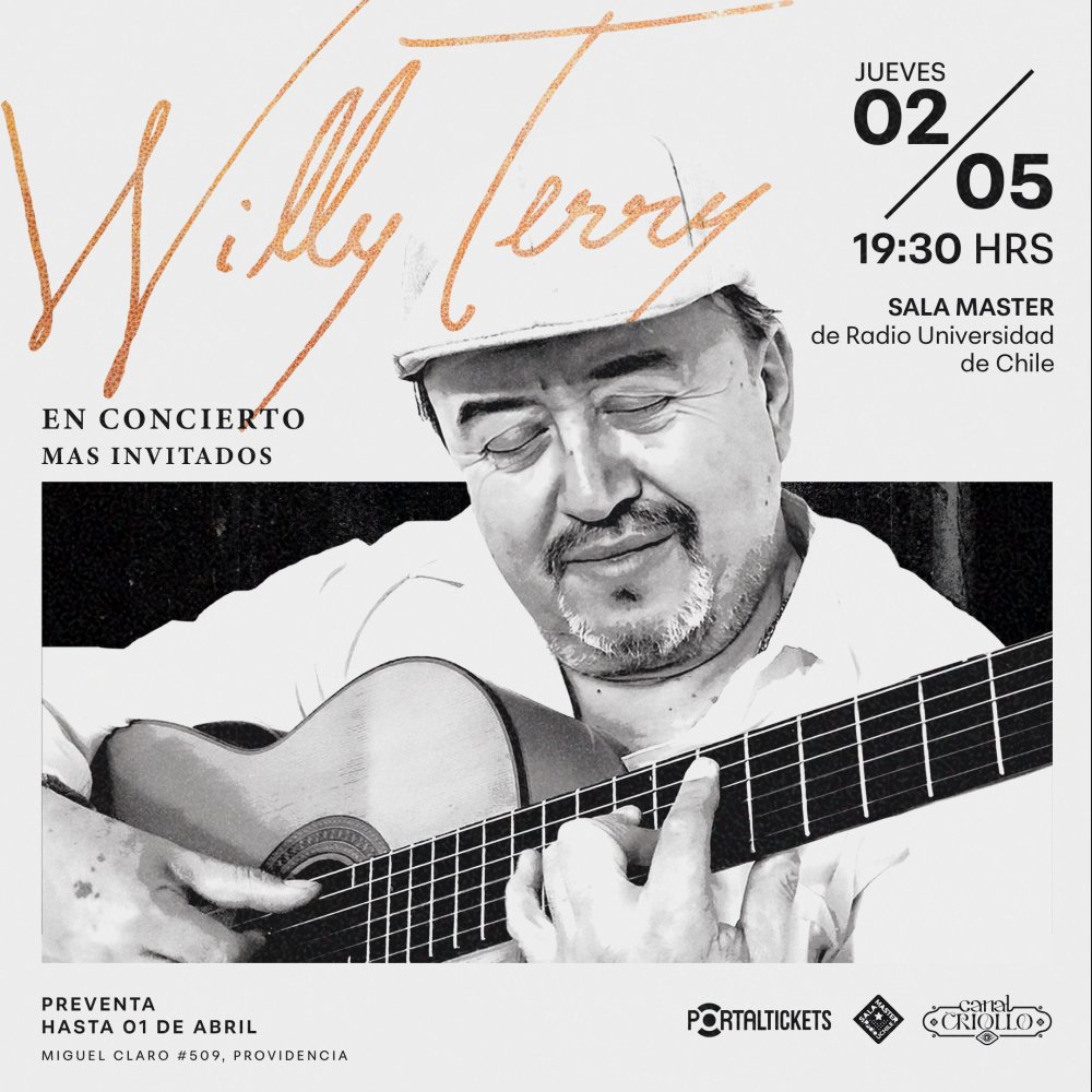 WILLY TERRY EN CONCIERTO EN SALA MASTER