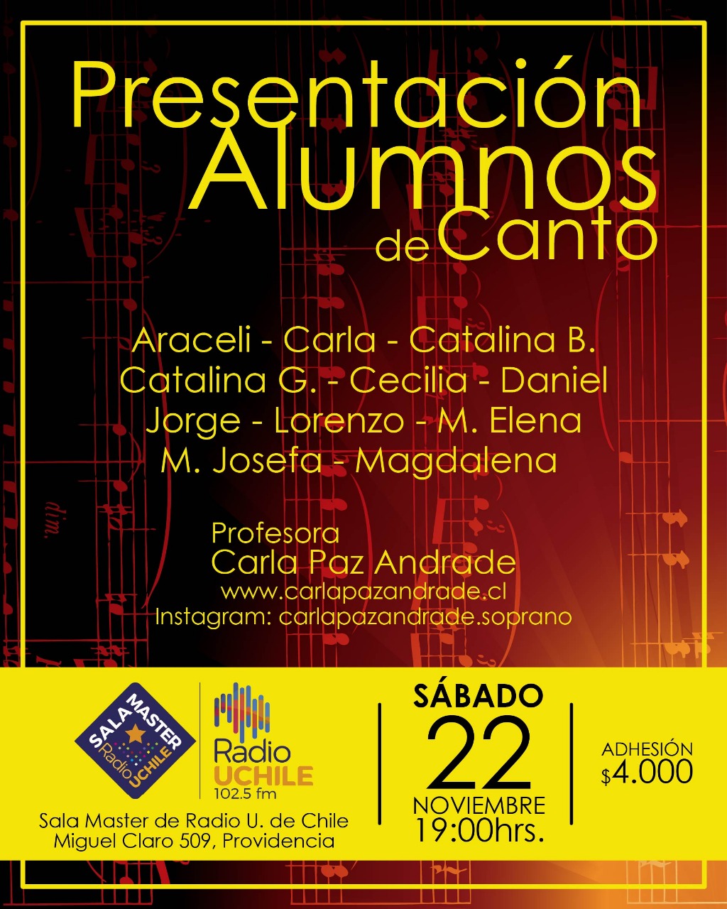 PRESENTACIÓN ESCUELA CARLA PAZ ANDRADE