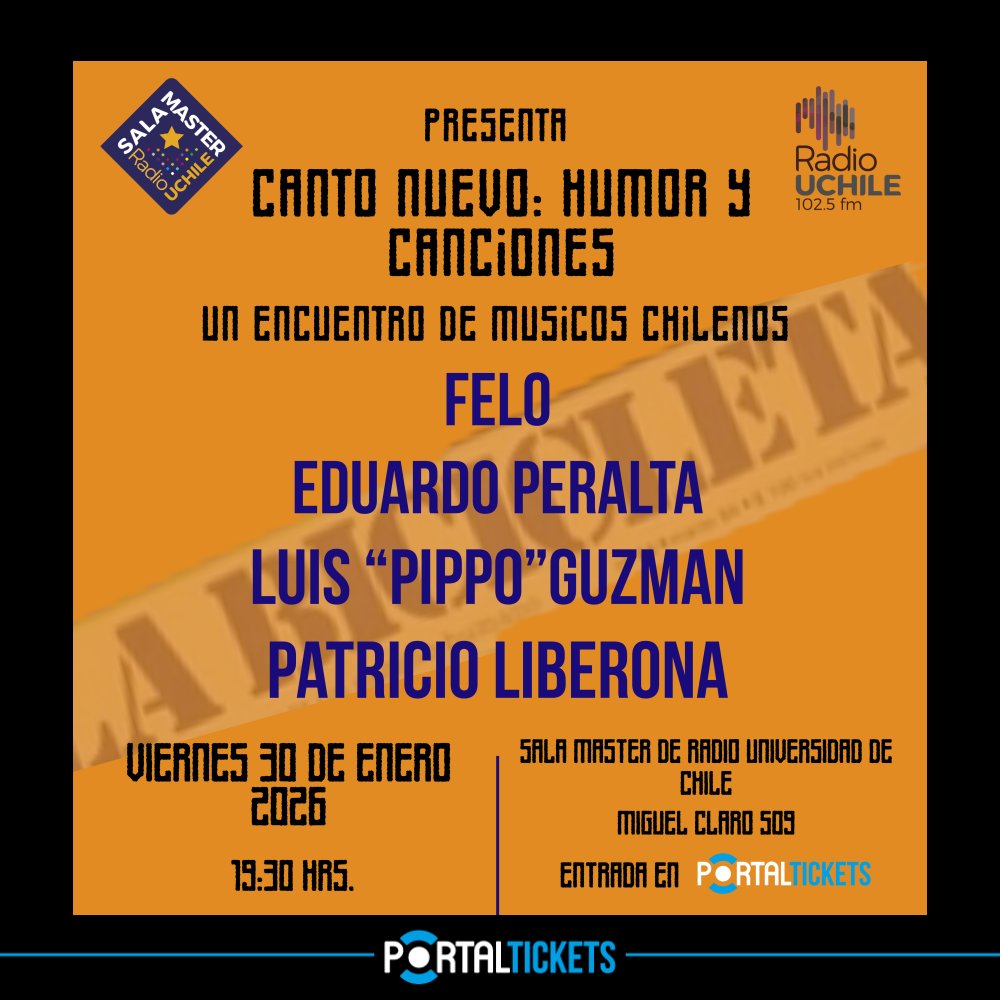 Canto Nuevo: Humor y Canciones @ SALA MASTER