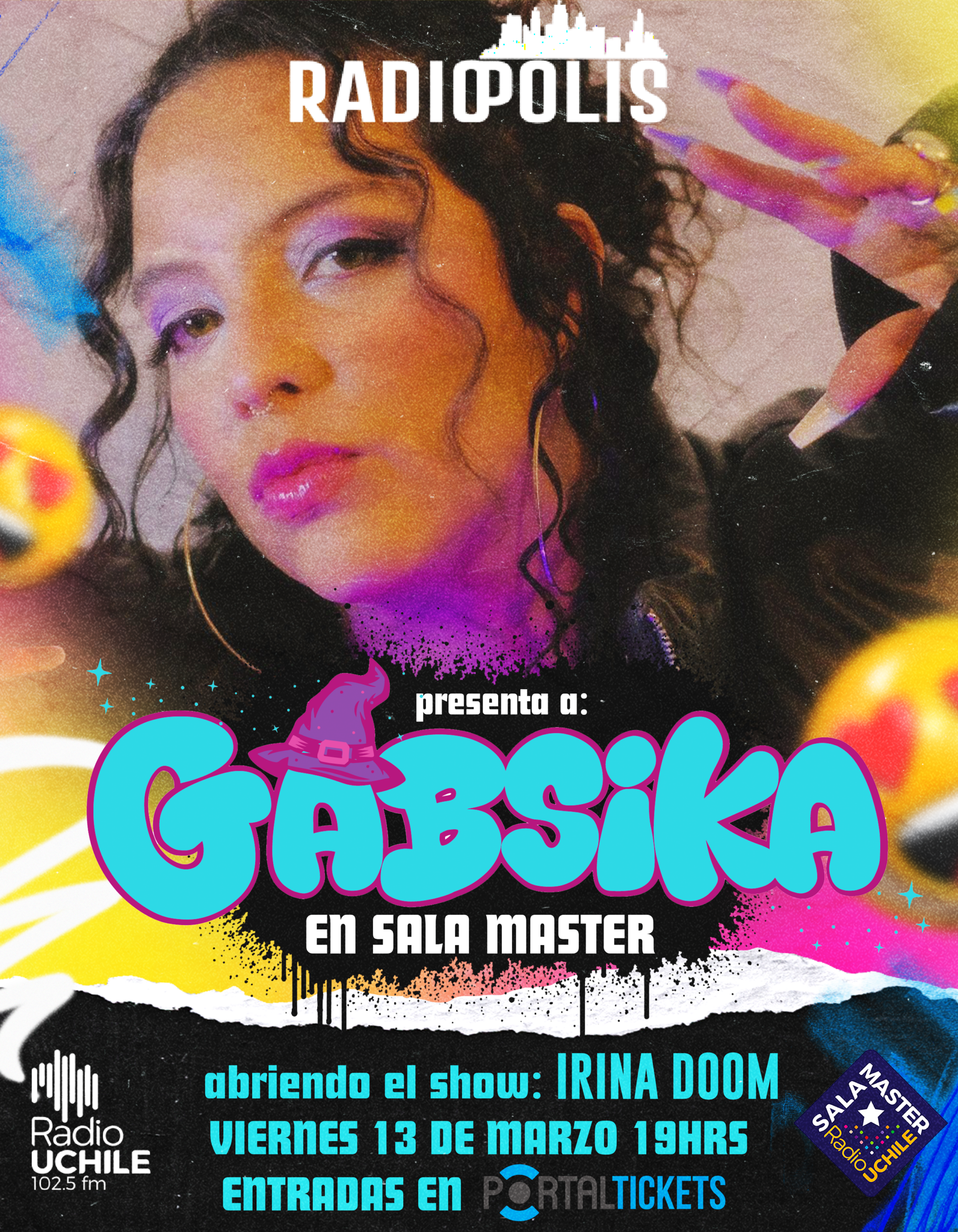 Gabsika en Sala Master lanzando M.M.M.