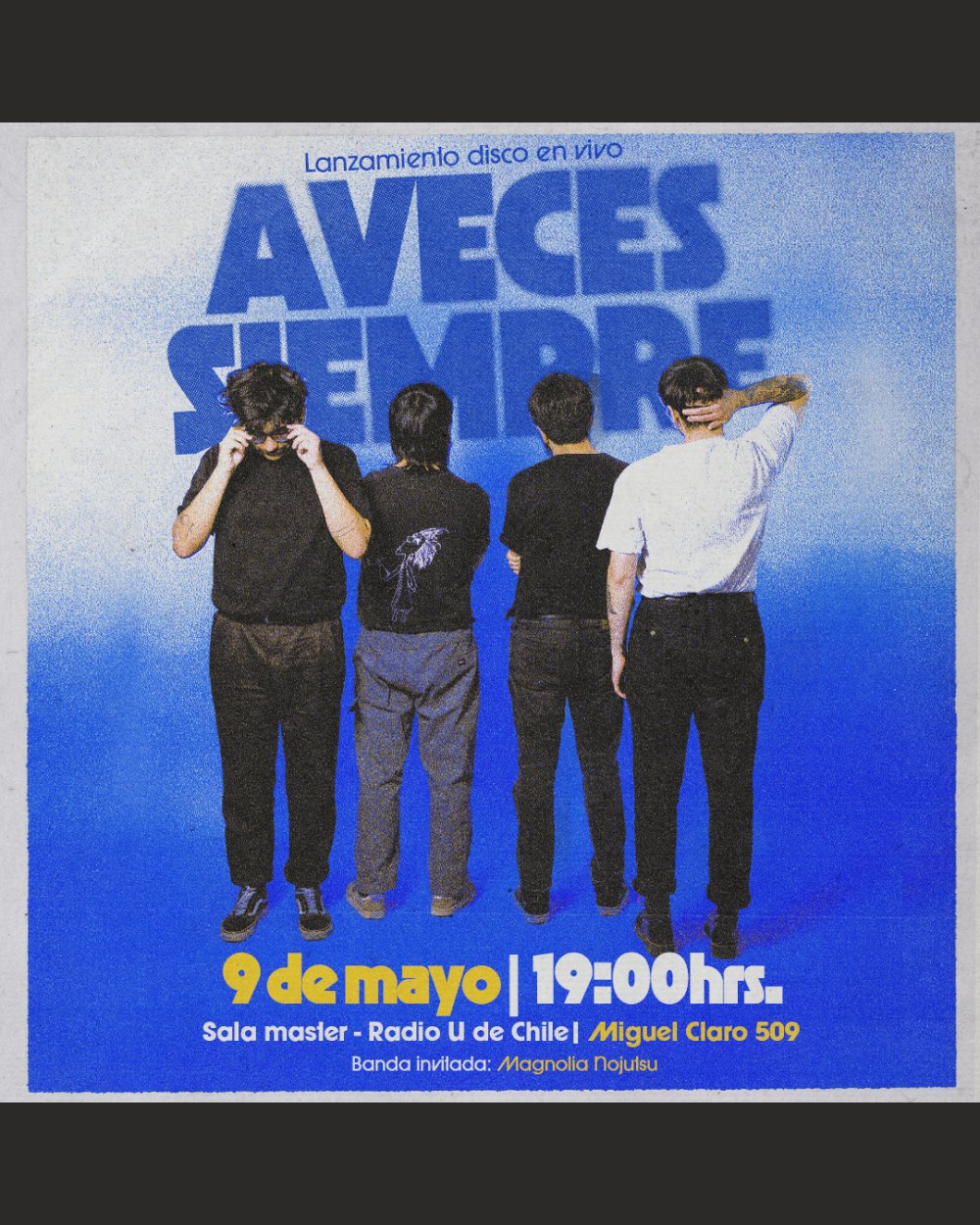 AVECES SIEMPRE: LANZAMIENTO EN VIVO DISCO EN SALA MASTER
