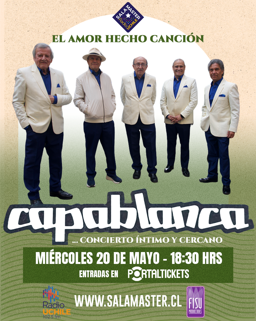 EL AMOR HECHO CANCIÓN: CAPABLANCA EN SALA MASTER