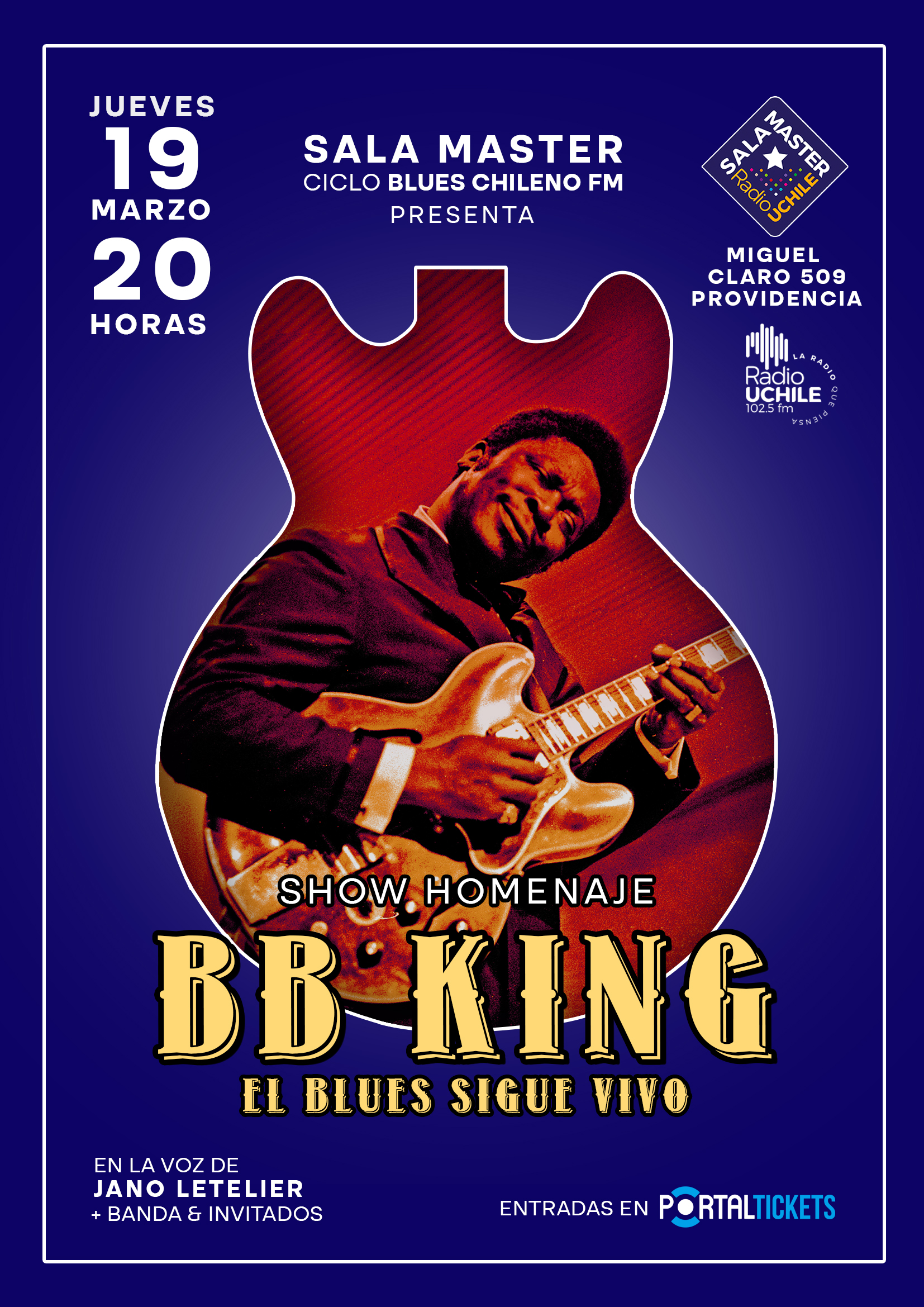 EL BLUES ESTA VIVO EN SALA MASTER!