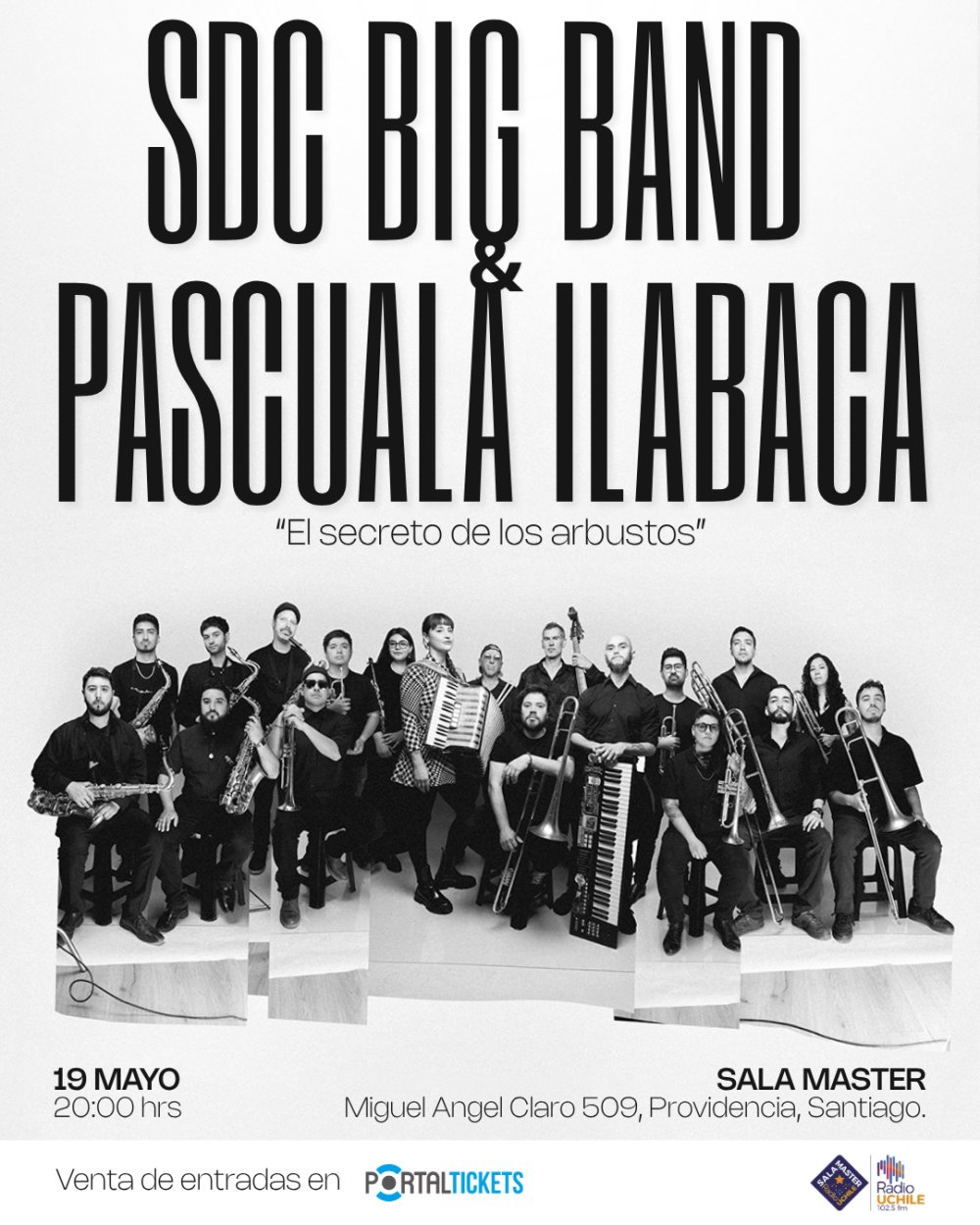 PASCUALA ILABACA + LA SDC EN SALA MASTER