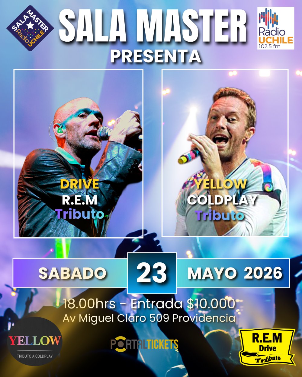 YELLOW + DRIVE EN VIVO EN SALA MASTER