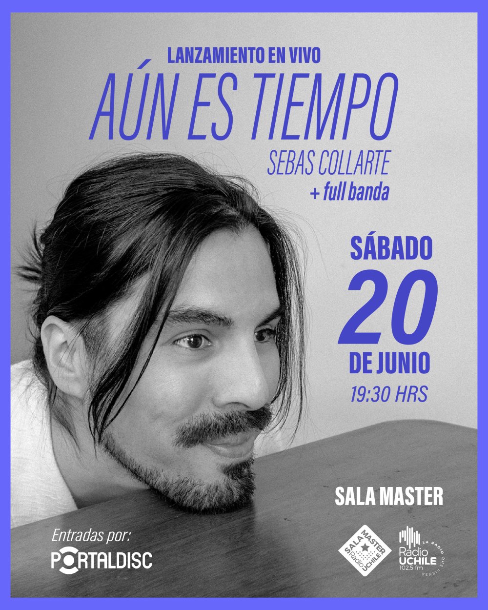 SEBAS COLLARTE: AÚN ES TIEMPO LANZAMIENTO EN VIVO EN SALA MASTER
