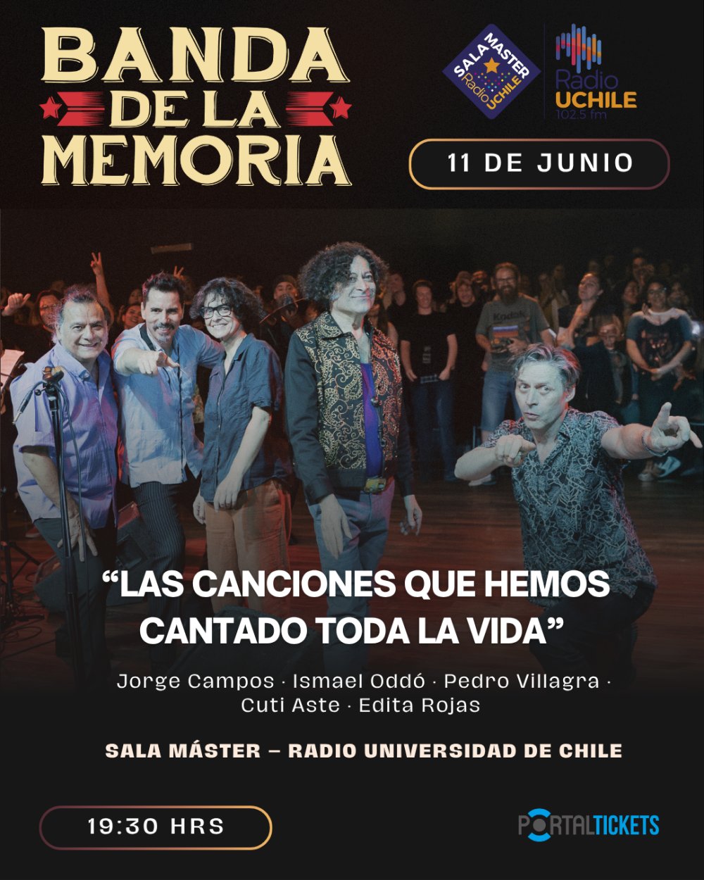 BANDA DE LA MEMORIA EN SALA MASTER
