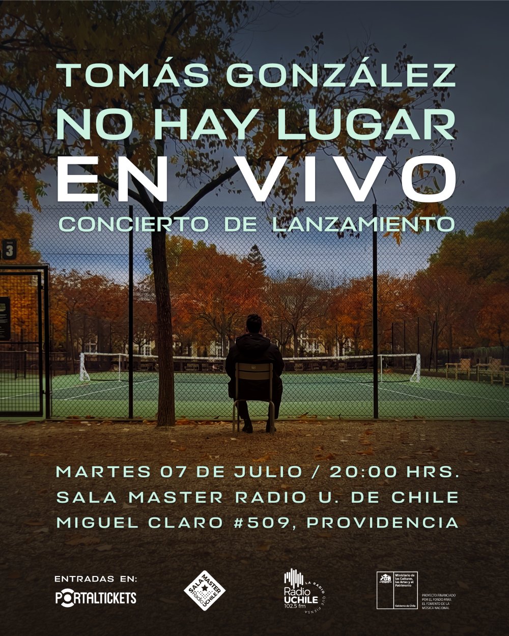 TOMÁS GONZÁLEZ: LANZAMIENTO DEL DISCO “NO HAY LUGAR”