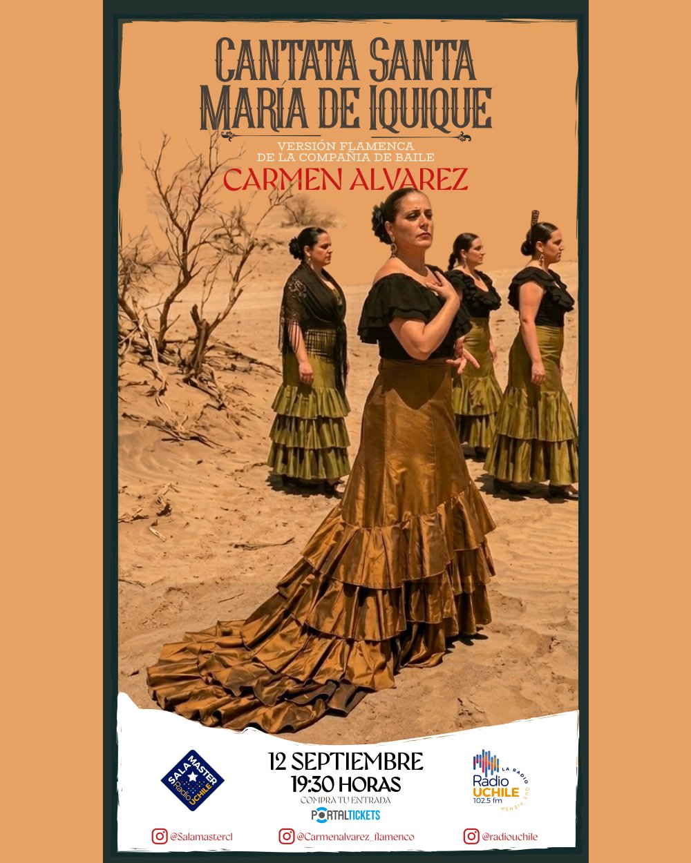 CANTATA SANTA MARÍA DE IQUIQUE EN VERSIÓN FLAMENCO EN SALA MASTER