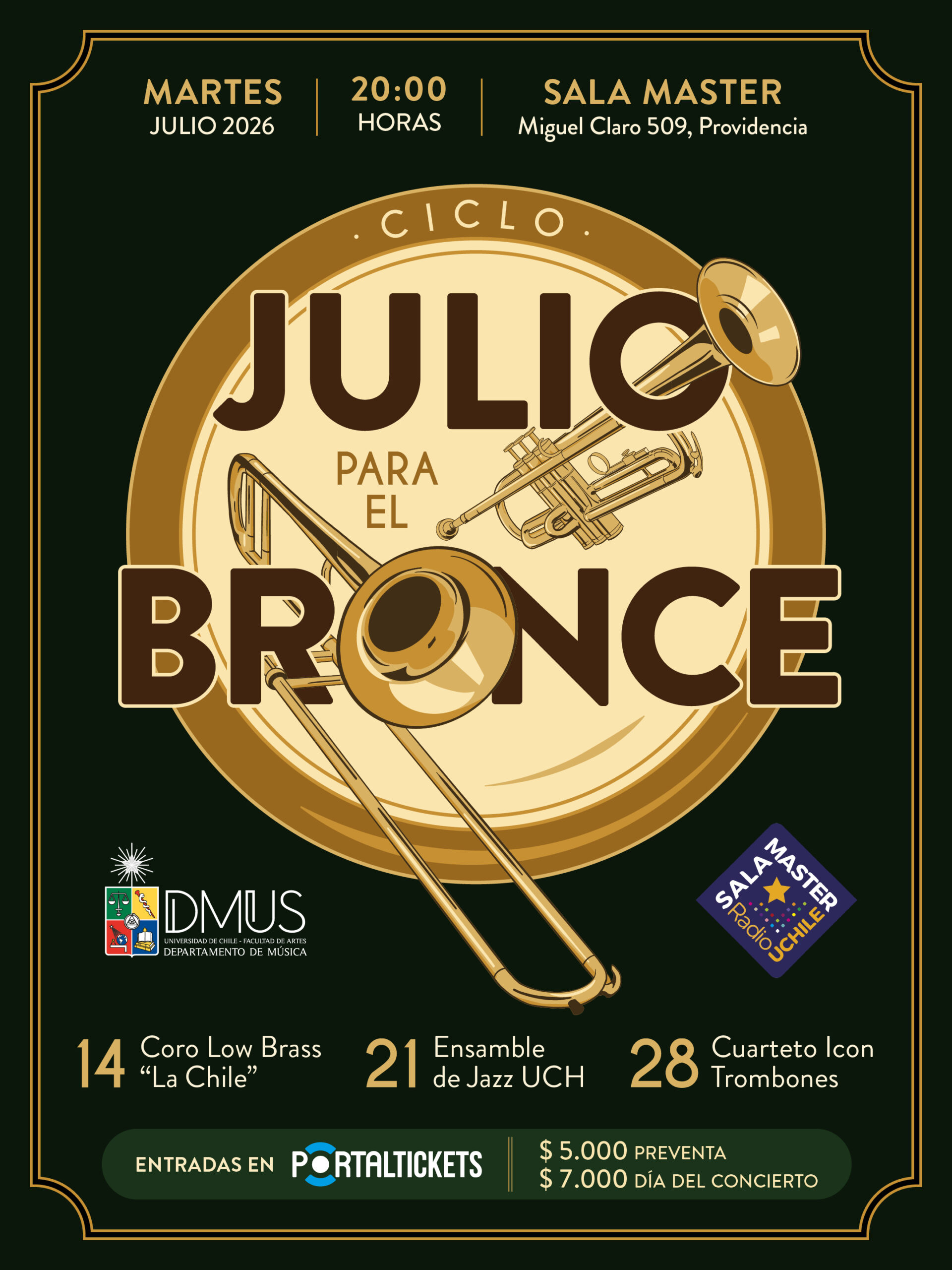 JULIO PARA EL BRONCE EN LA SALA MASTER