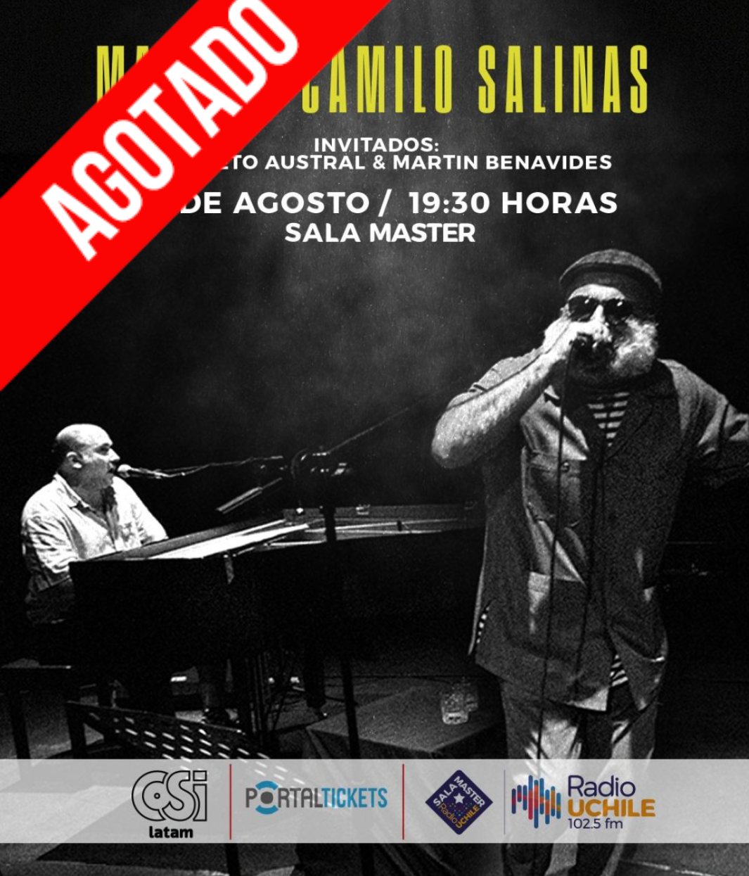 MACHA + CAMILO SALINAS EN SALA MASTER