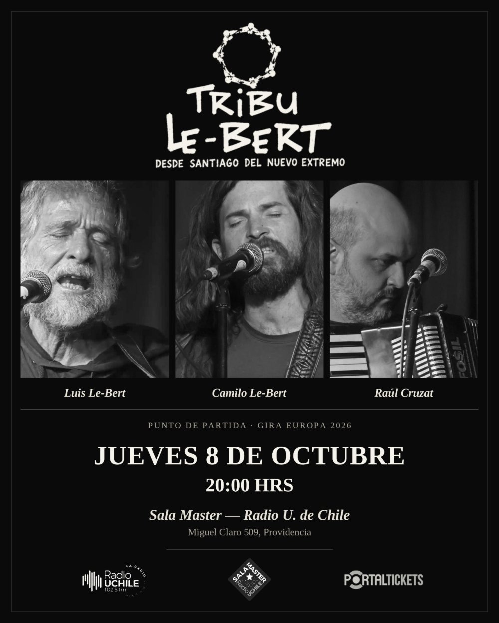 TRIBU LE - BERT: PUNTO DE PARTIDA GIRA EUROPA EN SALA MASTER