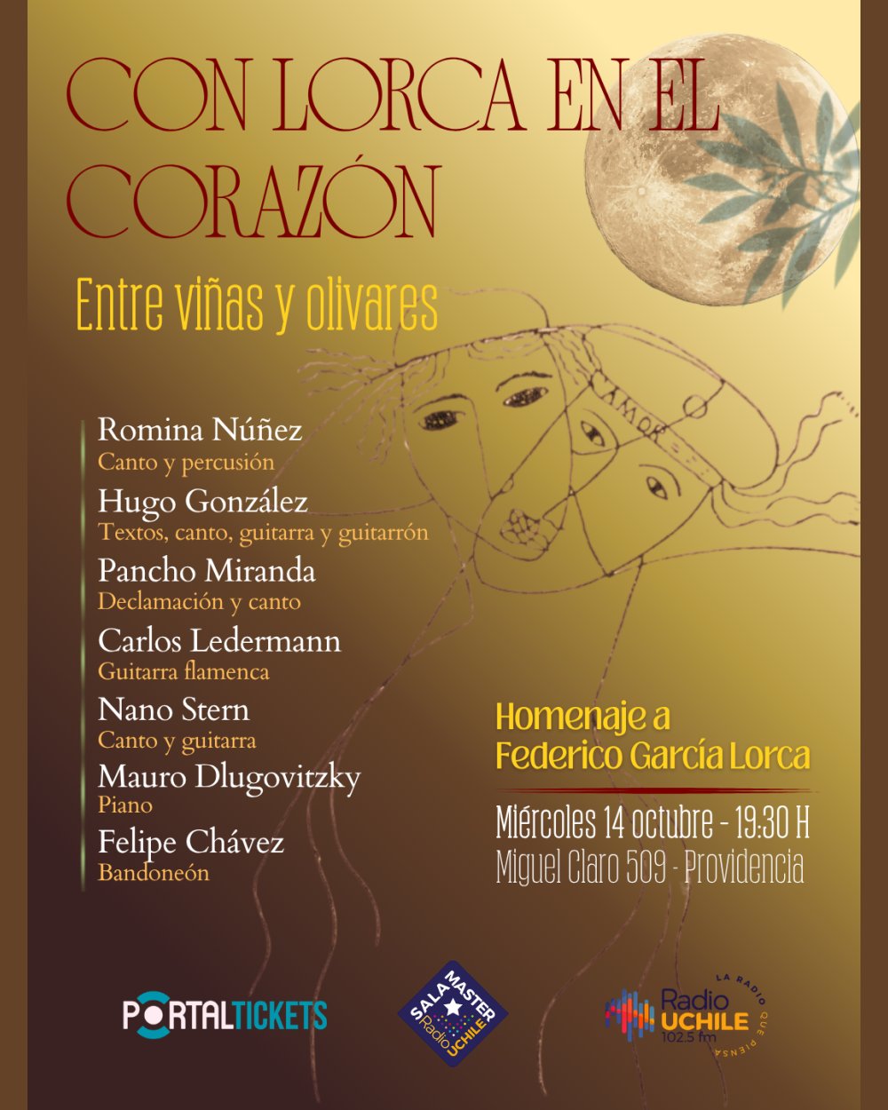 CON LORCA EN EL CORAZÓN: ENTRE VIÑAS Y OLIVARES EN SALA MASTER
