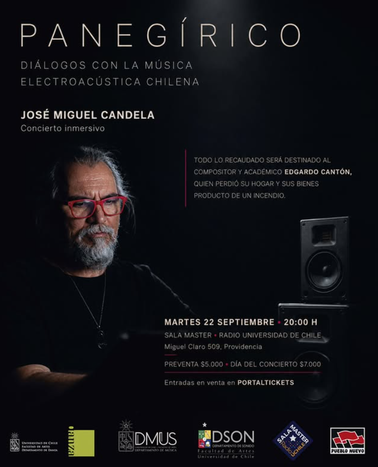 PANEGÍRICO: DIÁLOGOS CON LA MÚSICA ELECTROACÚSTICA CHILENA EN SALA MASTER