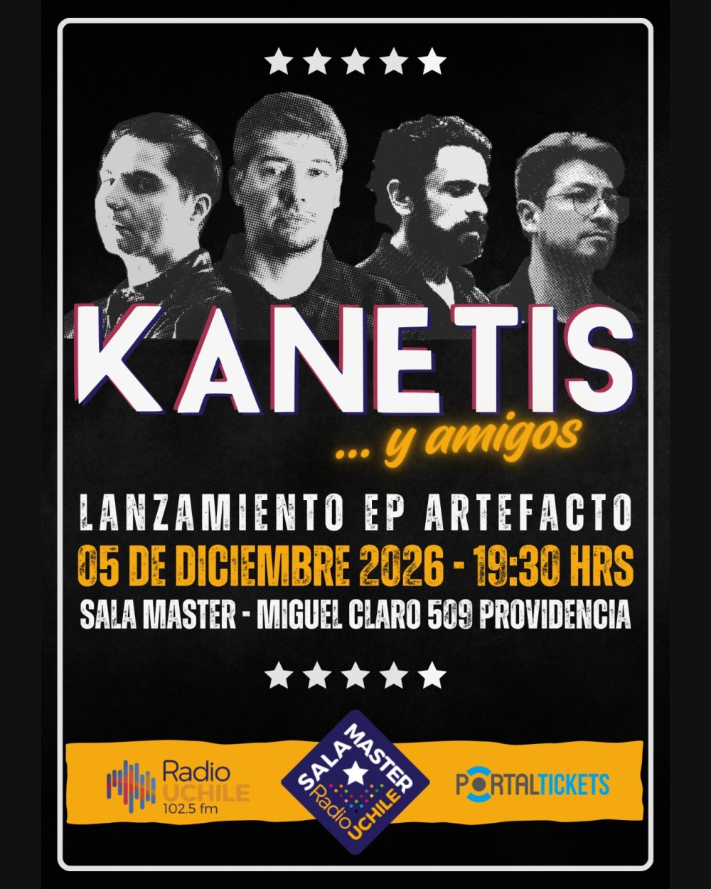 KANETIS ...Y AMIGOS EN SALA MASTER