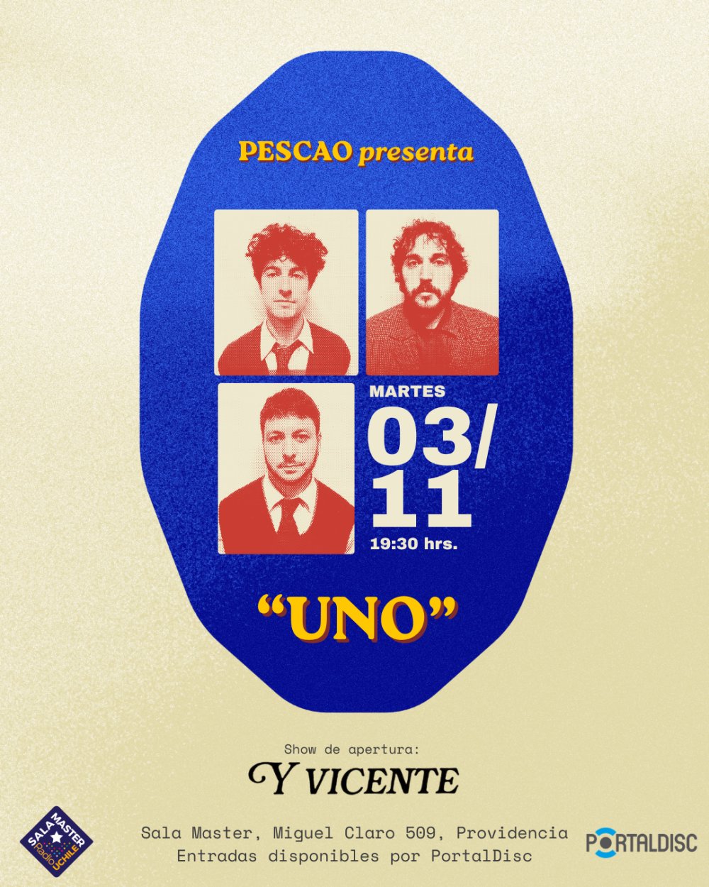 PESCAO PRESENTA “UNO” + Y VICENTE EN SALA MASTER