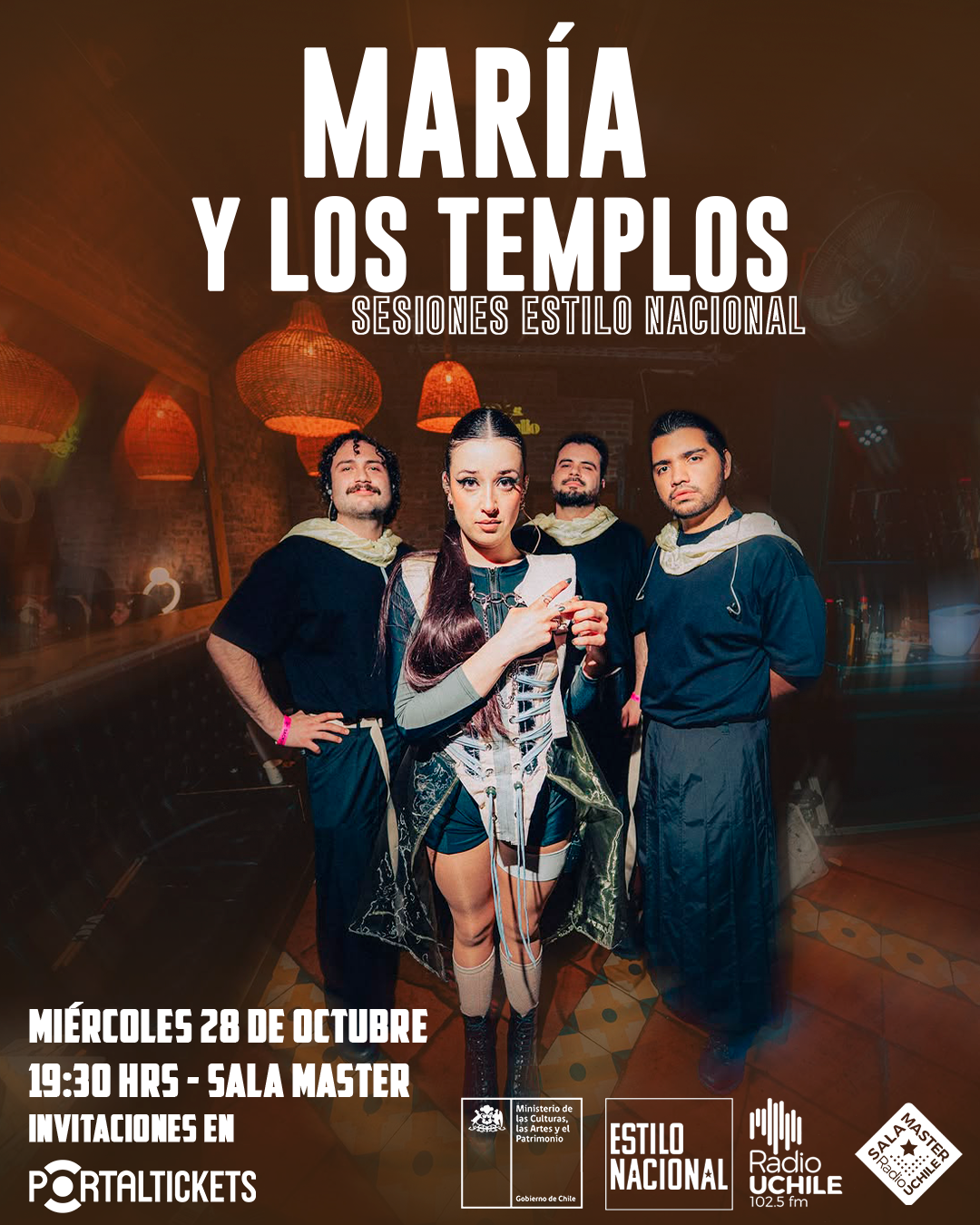 SESIONES ESTILO NACIONAL: MARÍA Y LOS TEMPLOS EN SALA MASTER